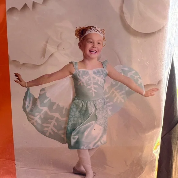 sachin and babi light blue dress Hyde and Eek! Kids Snow Fairy Costume size M